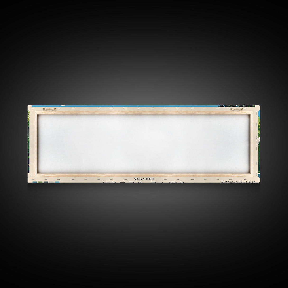 Cove Beach, Bahamas Panoramic Print, Vacation Gift, Bahamas Wall Art, Vacation Wall Art, Vacatation Memories, Beach Decor, Beach Or Lakehouse Art