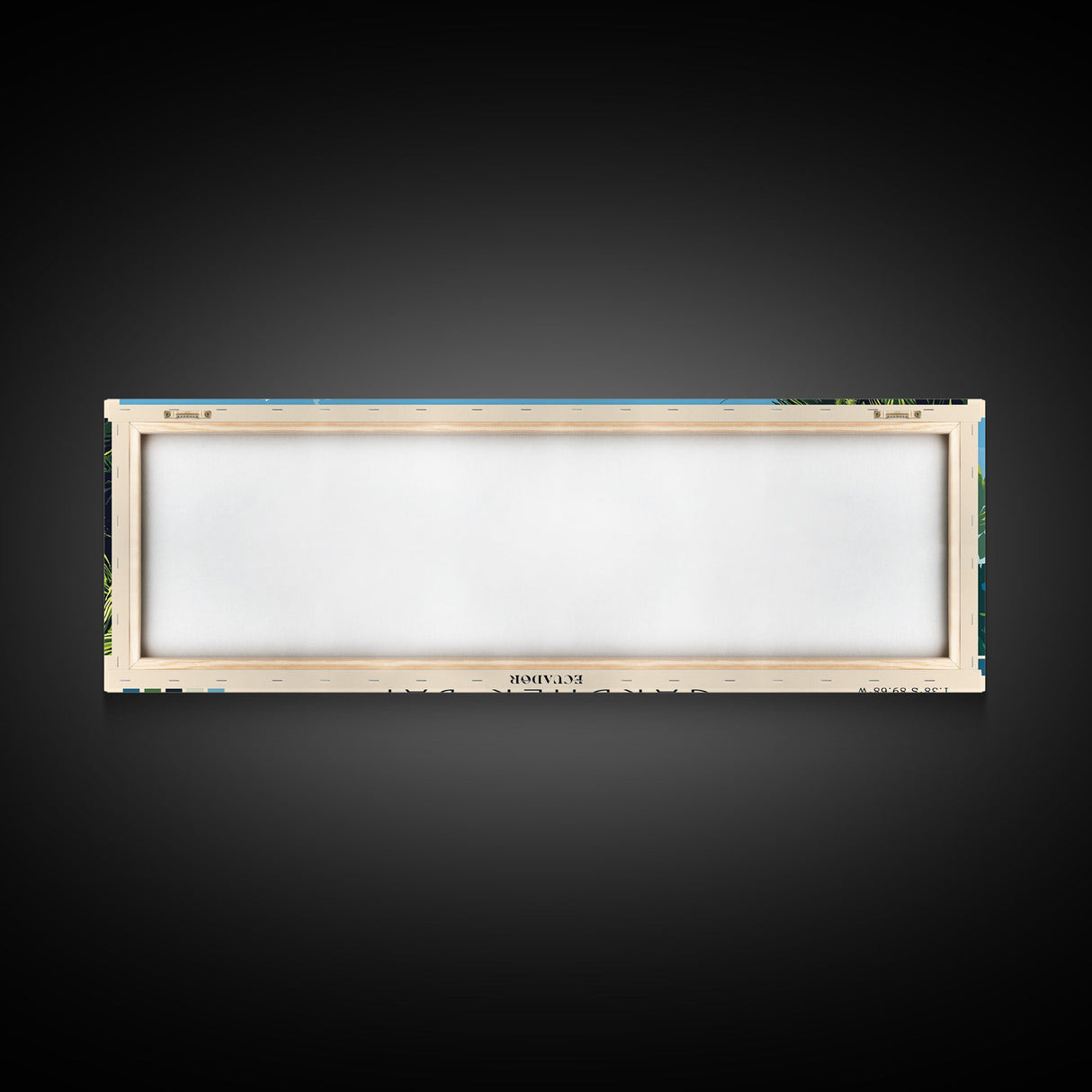 Gardner Bay, Ecuador Panoramic Beach Print, Vacation Gift, Ecuador Wall Art, Beach Painting, Beach Decor, Beach Painting