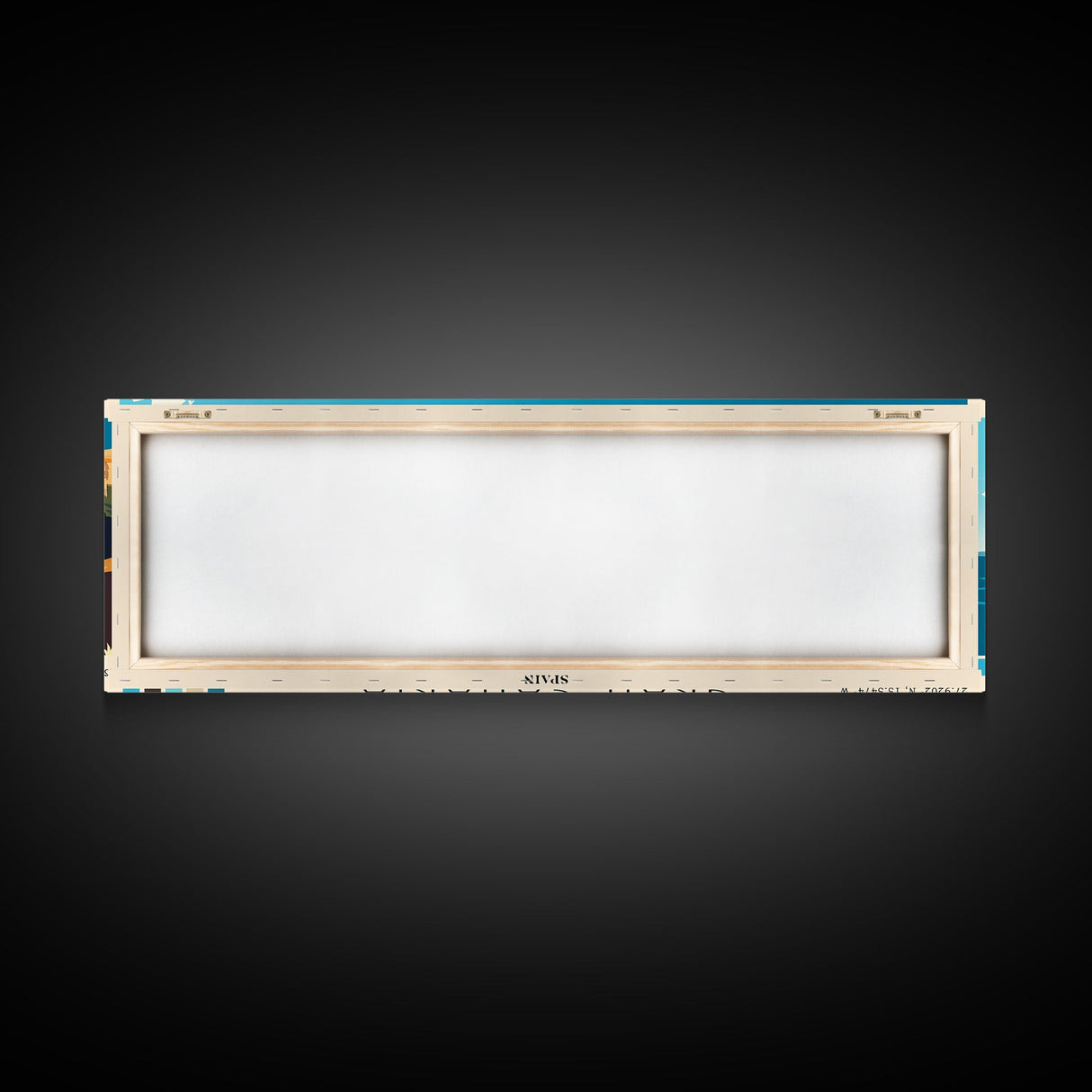 Gran Canaria, Spain Panoramic Print, Vacation Gift, Spain Wall Art, Beach Painting, Beach Decor, Beach Or Lakehouse Art