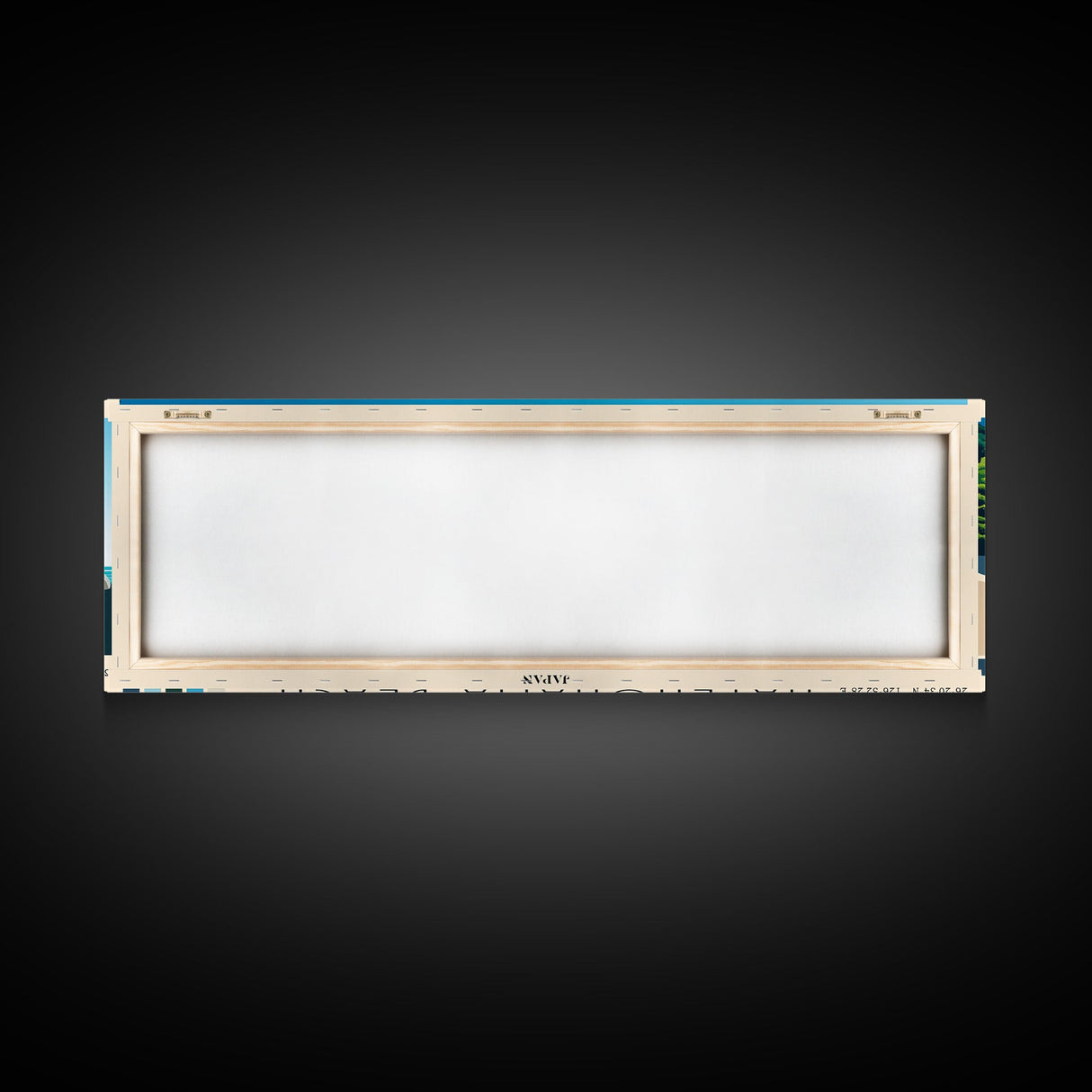 Hatenohama Beach, Japan Panoramic Beach Print, Vacation Gift, Japan Wall Art, Beach Painting, Beach Decor, Beach Painting