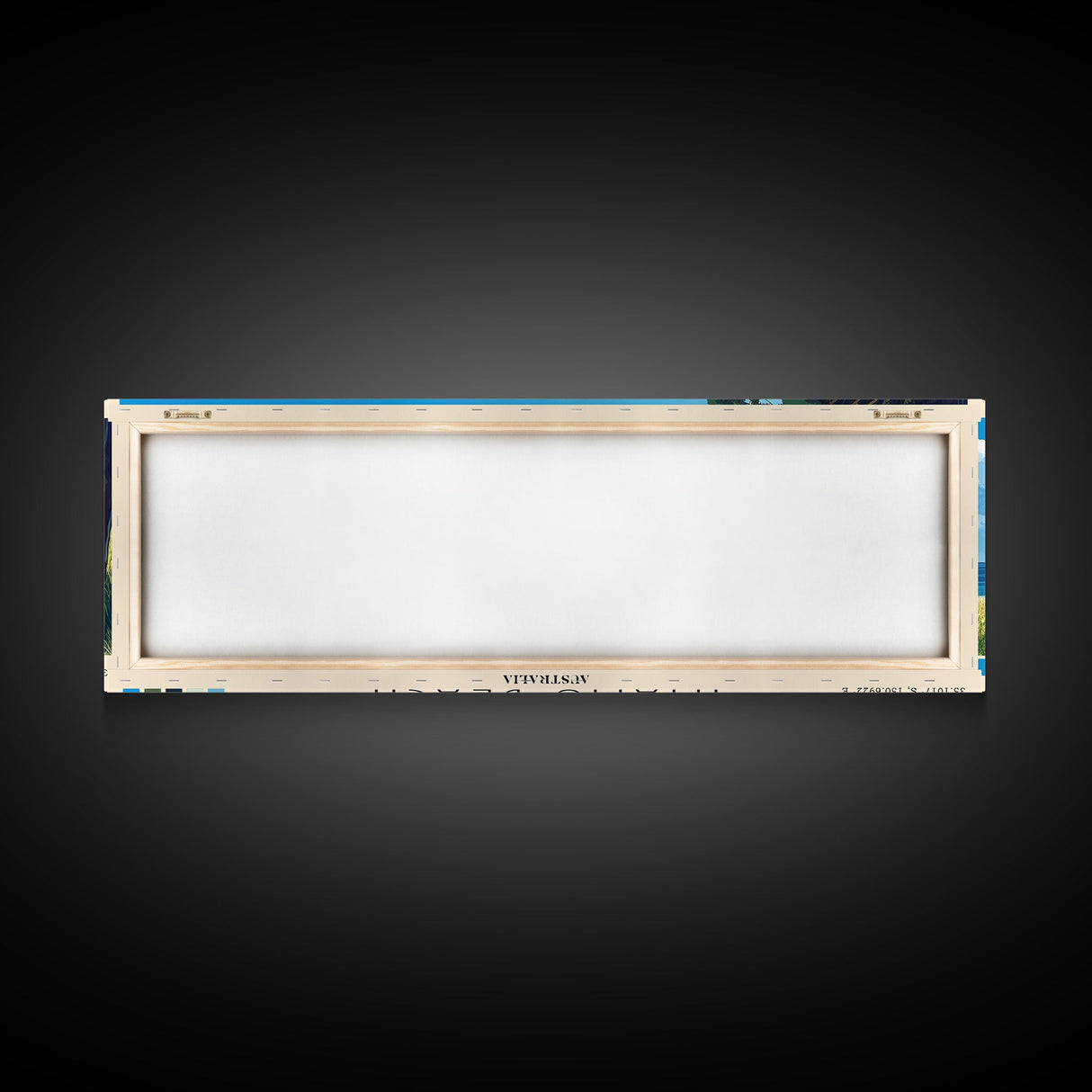 Hyams Beach, Australia Panoramic Print, Vacation Gift, Australia Wall Art, Beach Painting, Beach Decor, Large Wall Art, Wood Frame Art