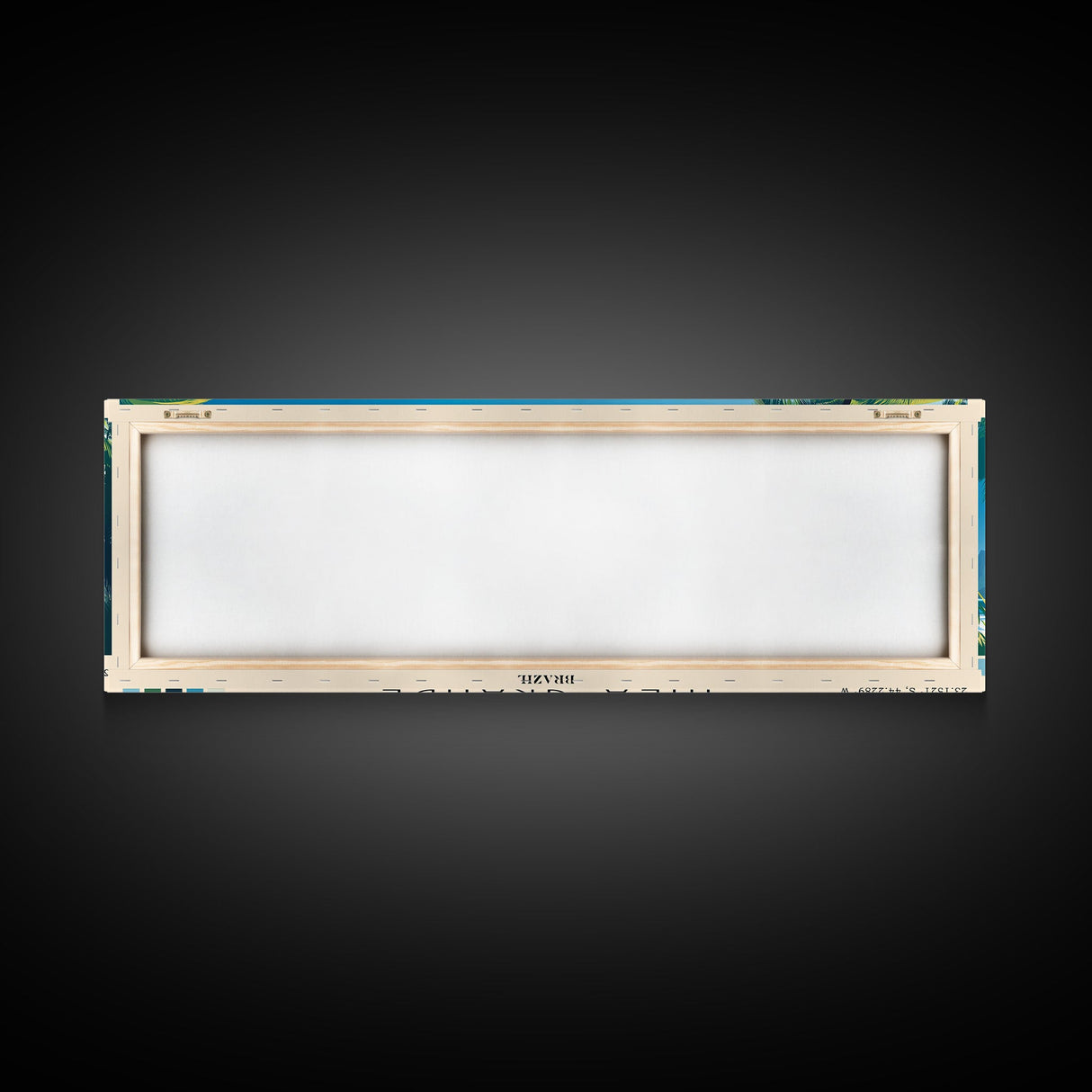 Ihla Grande, Brazil Panoramic Print, Vacation Gift, Brazil Wall Art, Beach Painting, Beach Decor, Large Wall Art, Wood Frame Art