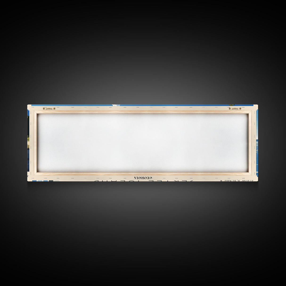 Jekyll Island, Georgia Panoramic Print, Vacation Gift, Georgia Wall Art, Beach Painting, Beach Decor, Large Wall Art, Wood Frame Art