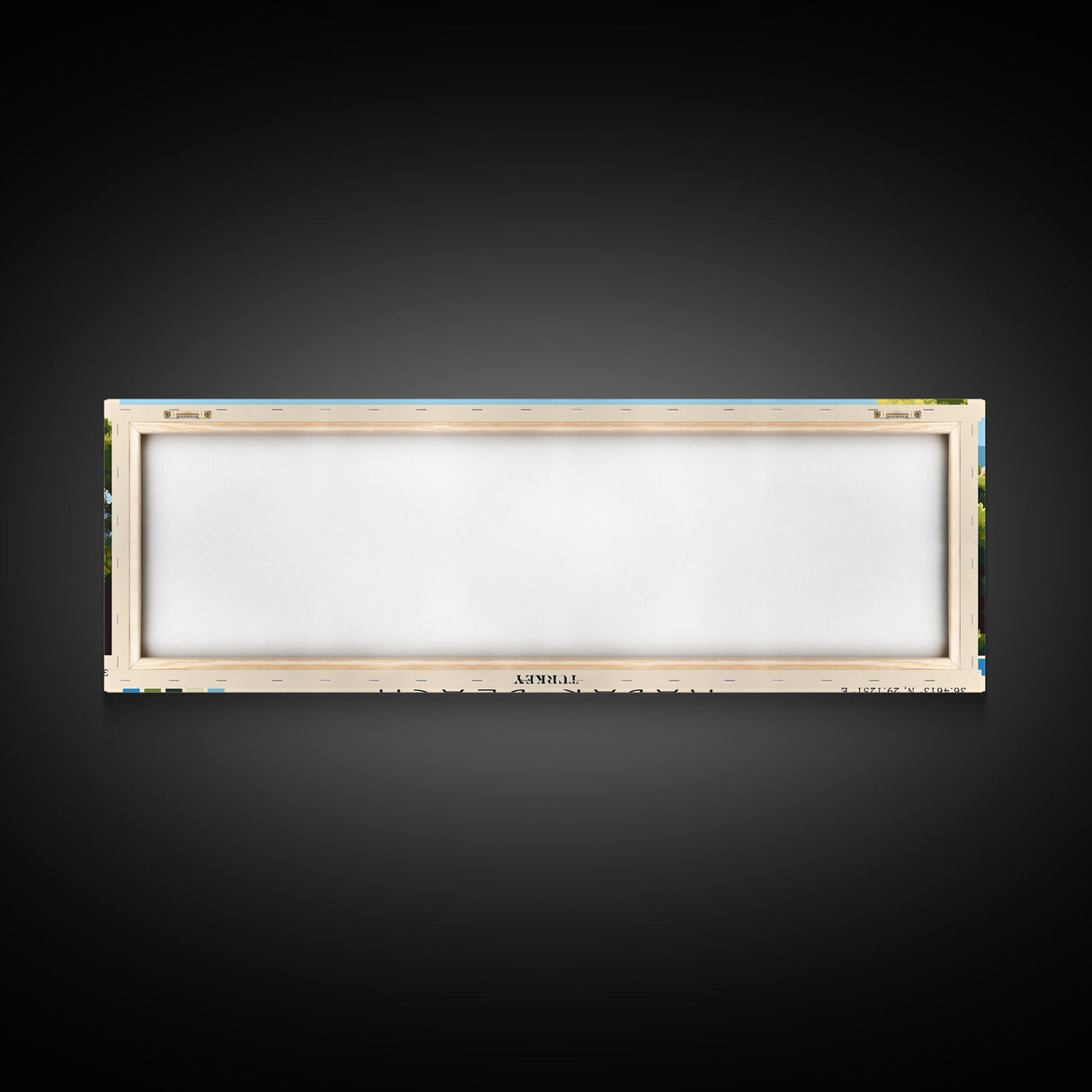 Kabak Beach, Turkey Panoramic Print, Vacation Gift, Turkey Wall Art, Beach Painting, Beach Decor, Beach Or Lakehouse Art