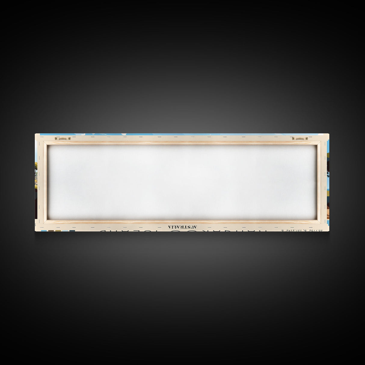 Kangaroo Island, Australia Panoramic Print, Vacation Gift, Australia Wall Art, Beach Painting, Beach Decor, Large Wall Art, Wood Frame Art