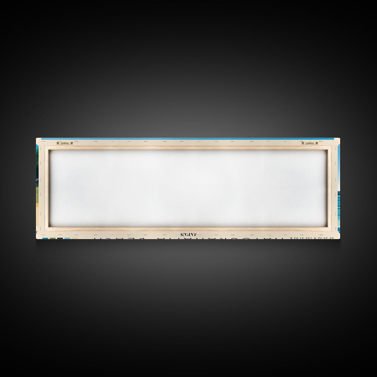 Katsurahama Beach, Japan Panoramic Beach Print, Vacation Gift, Japan Wall Art, Framed Canvas Print, Framed Beach Painting