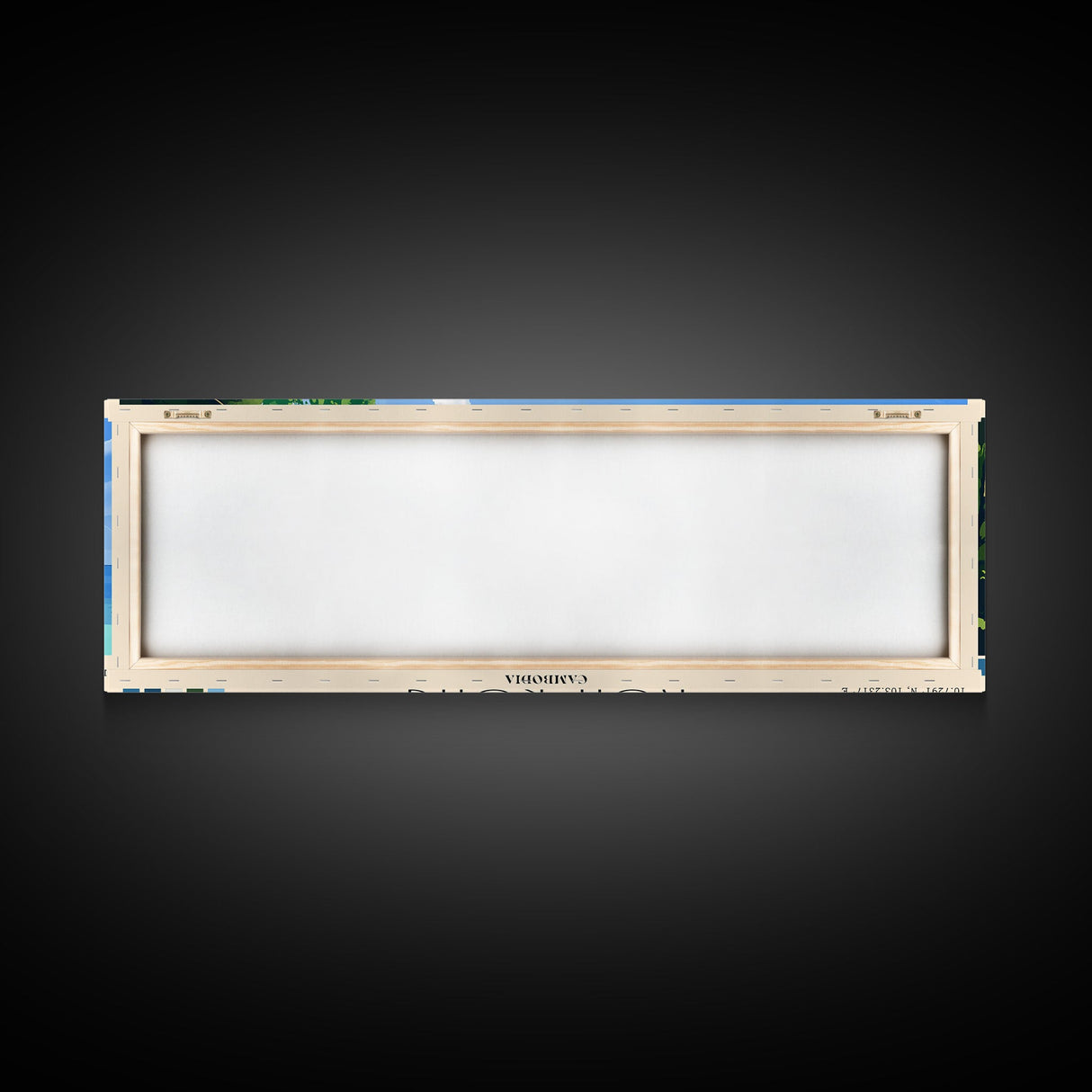 Koh Rong, Cambodia Panoramic Print, Vacation Gift, Cambodia Wall Art, Beach Painting, Beach Decor, Large Wall Art, Wood Frame Art