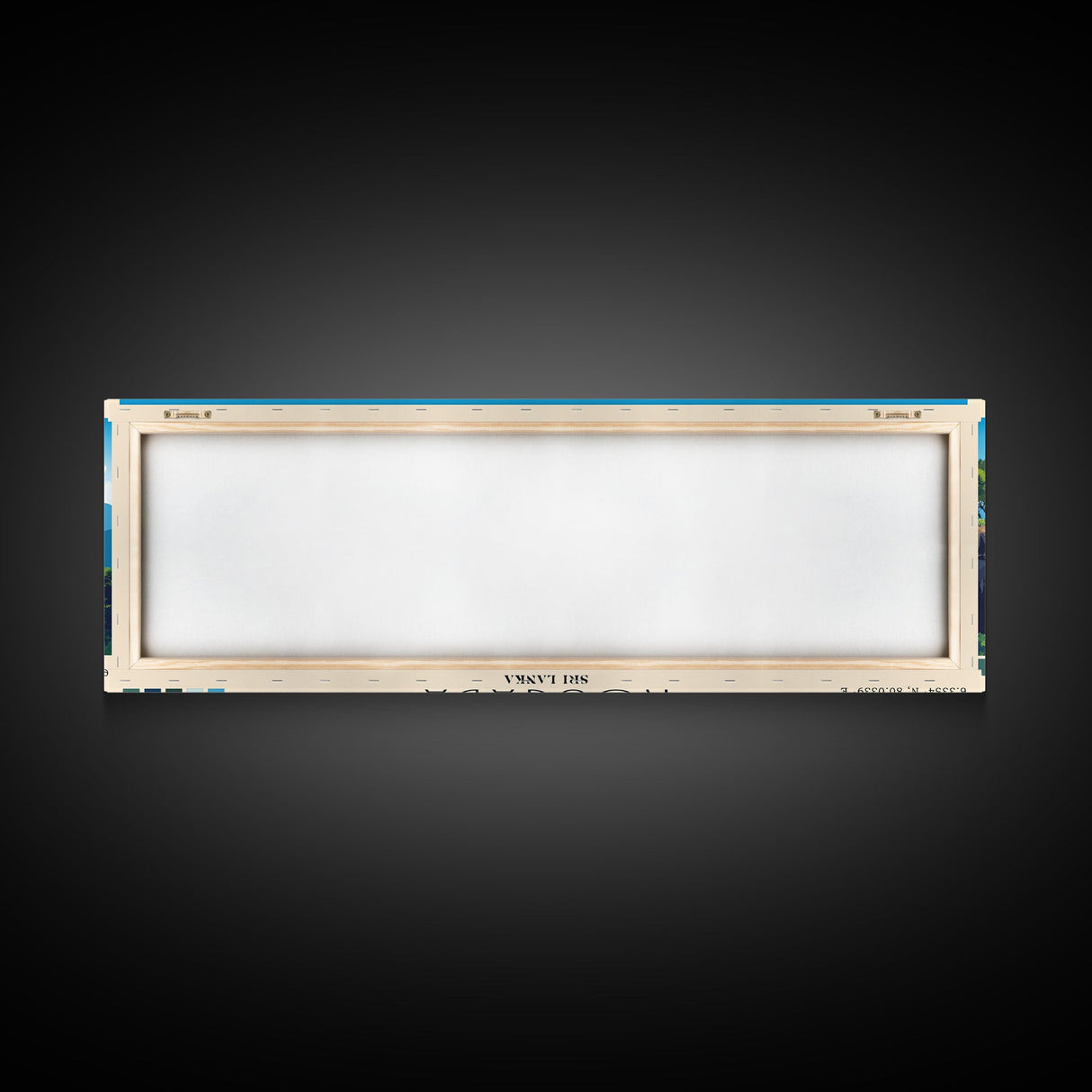 Kosgada, Sri Lanka Panoramic Beach Print, Vacation Gift, Sri Lanka Wall Art, Beach Painting, Beach Decor, Beach Painting