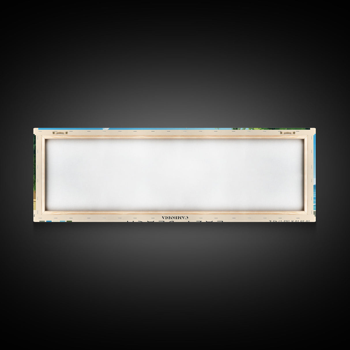 Lazy Beach, Cambodia Panoramic Print, Vacation Gift, Cambodia Wall Art, Vacation Wall Art, Vacatation Memories, Beach Decor, Beach Or Lakehouse Art