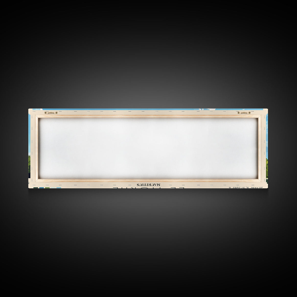 Le Morne, Mauritius Panoramic Print, Vacation Gift, Mauritius Wall Art, Beach Painting, Beach Decor, Beach Or Lakehouse Art