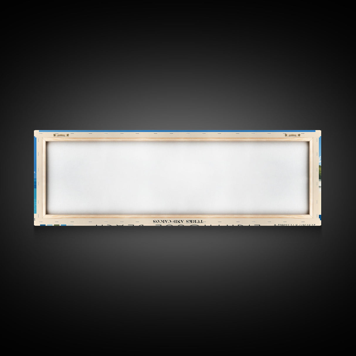 Lighthouse Beach, Turks and Caicos Panoramic Beach Print, Vacation Gift, Turks and Caicos Wall Art, Beach Painting, Beach Decor, Beach Painting