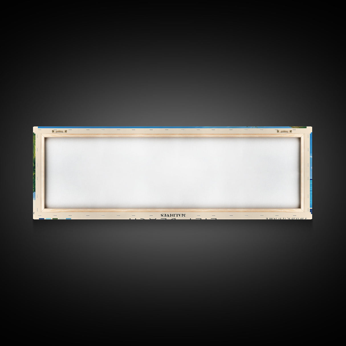 Lily Beach, Maldives Panoramic Print, Vacation Gift, Maldives Wall Art, Vacation Wall Art, Vacatation Memories, Beach Decor, Beach Or Lakehouse Art