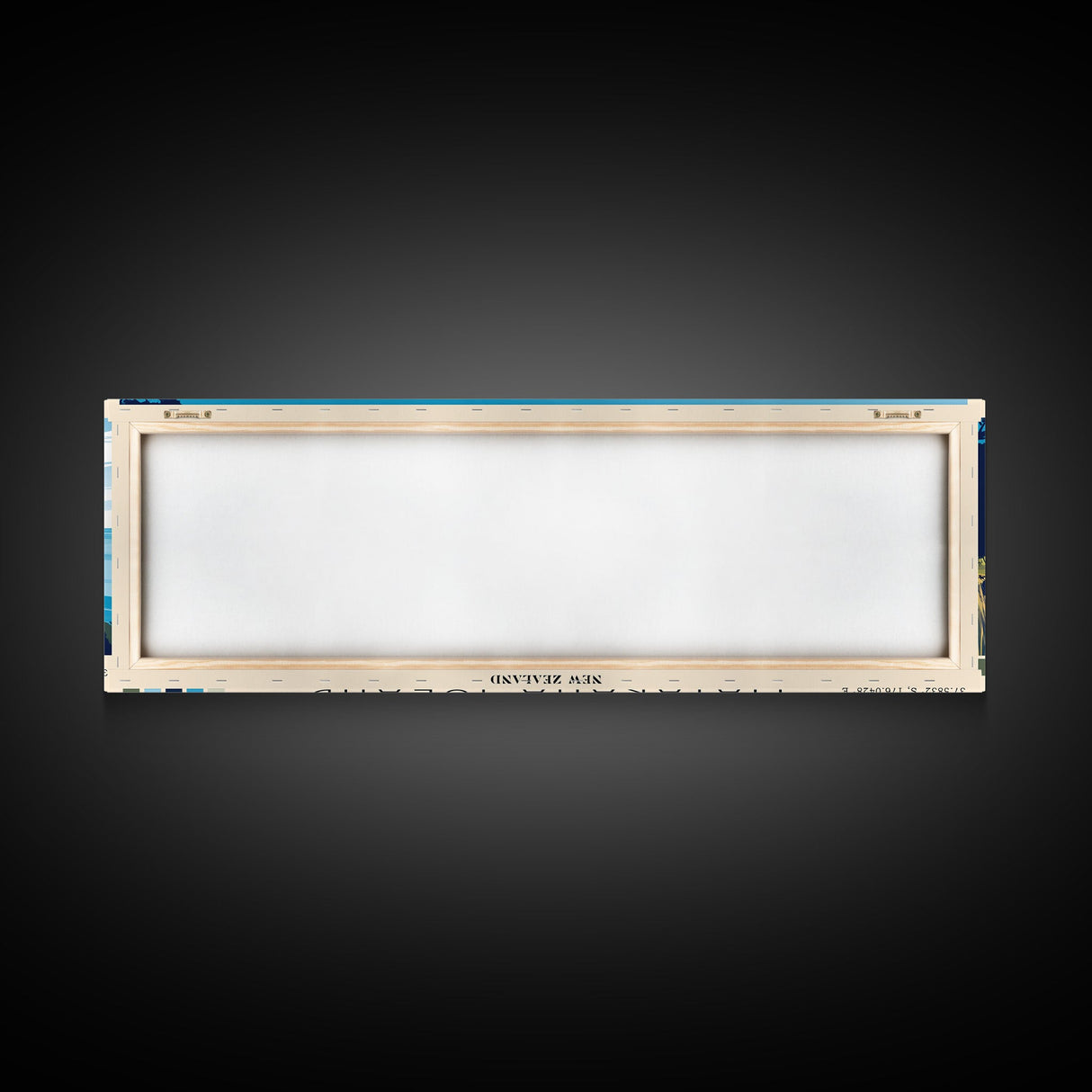 Matakana Island, New Zealand Panoramic Beach Print, Vacation Gift, New Zealand Wall Art, Framed Canvas Print, Framed Beach Painting