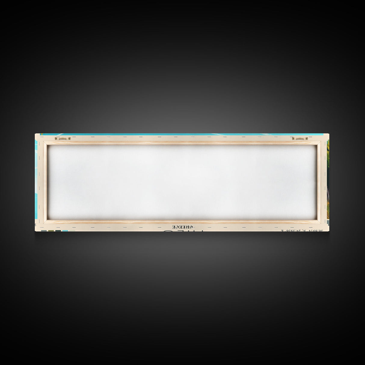 Milo, Greece Panoramic Beach Print, Vacation Gift, Greece Wall Art, Beach Painting, Beach Decor, Beach Painting