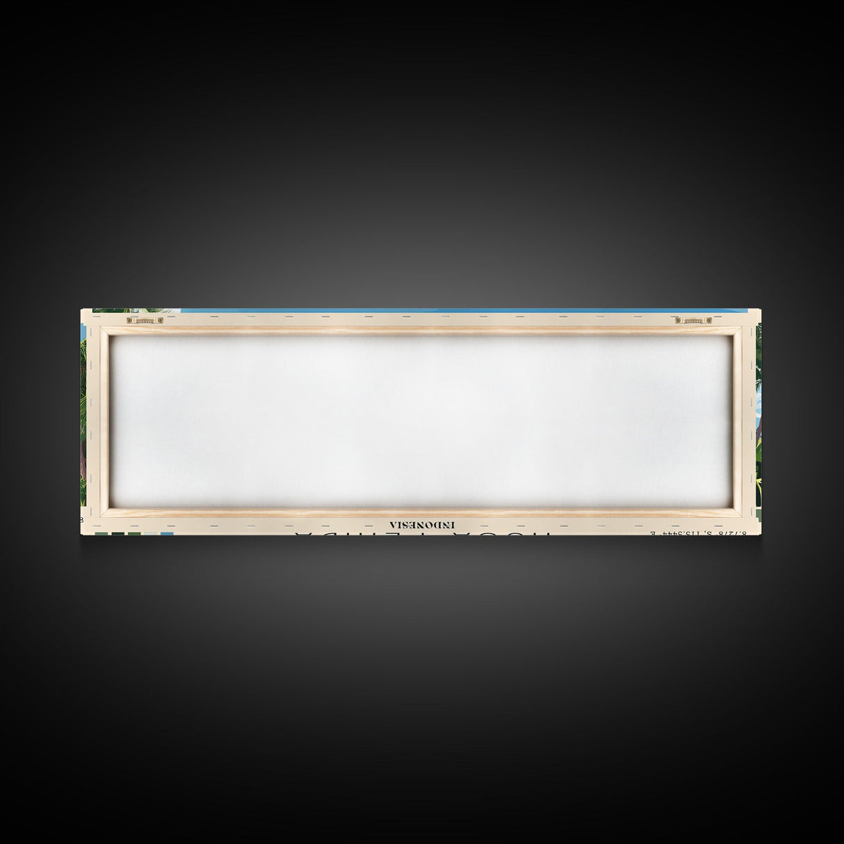 Nusa Penida, Indonesia Panoramic Beach Print, Vacation Gift, Indonesia Wall Art, Beach Painting, Beach Decor, Beach Painting