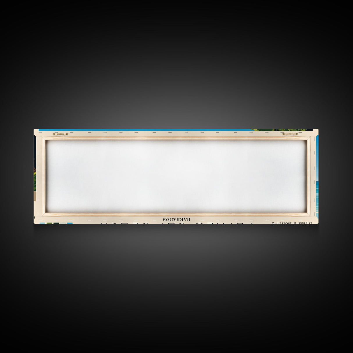 Paynes Bay Beach, Barbados Panoramic Print, Vacation Gift, Barbados Wall Art, Beach Painting, Beach Decor, Beach Or Lakehouse Art