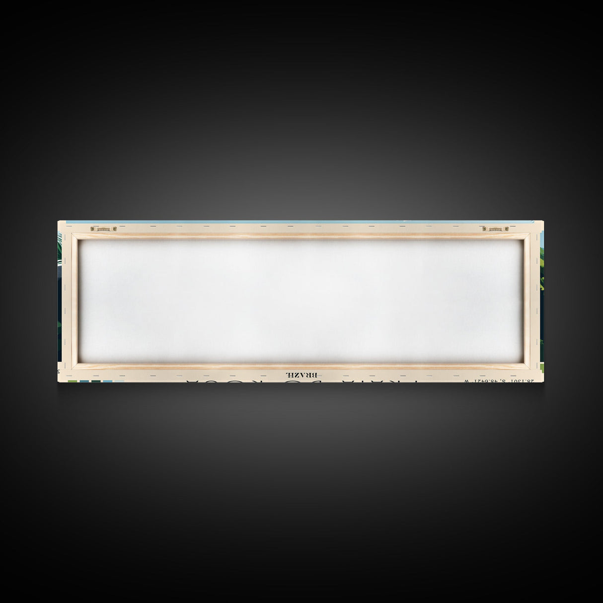 Praia do Rosa, Brazil Panoramic Print, Vacation Gift, Brazil Wall Art, Beach Painting, Beach Decor, Beach Or Lakehouse Art