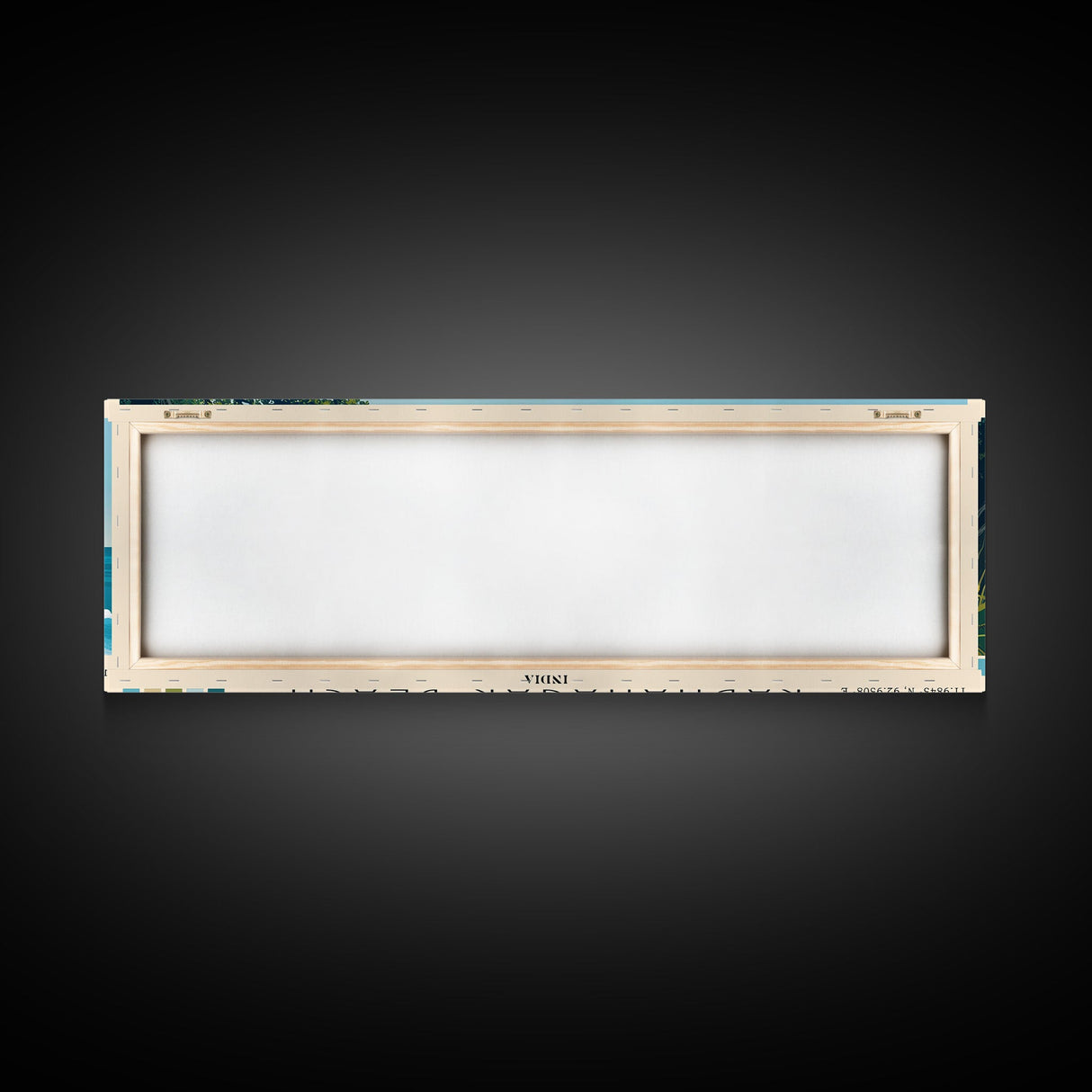 Radhanagar Beach, India Panoramic Print, Vacation Gift, India Wall Art, Vacation Wall Art, Vacatation Memories, Beach Decor, Beach Or Lakehouse Art