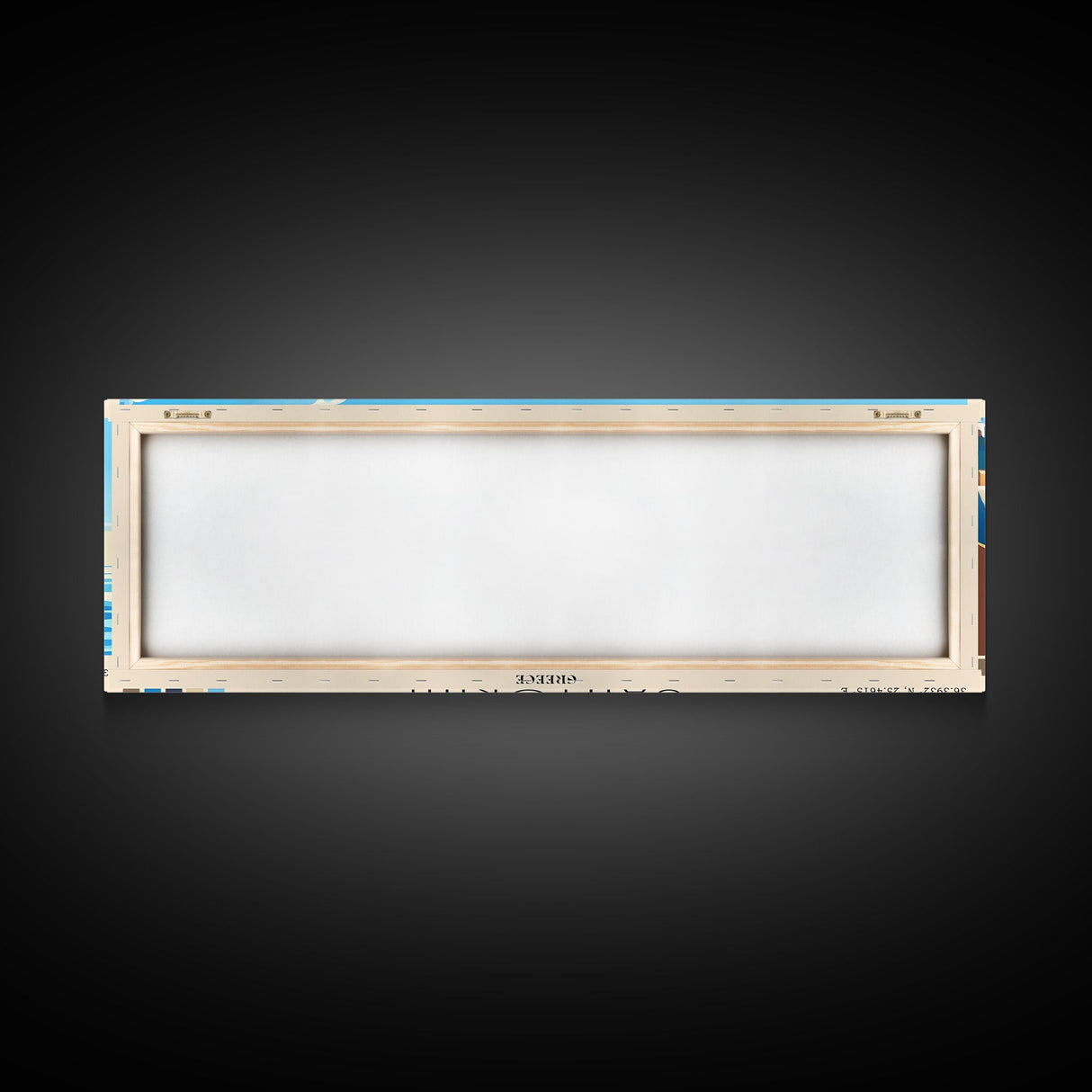 Santorini, Greece Panoramic Print, Vacation Gift, Greece Wall Art, Vacation Wall Art, Vacatation Memories, Beach Decor, Beach Or Lakehouse Art