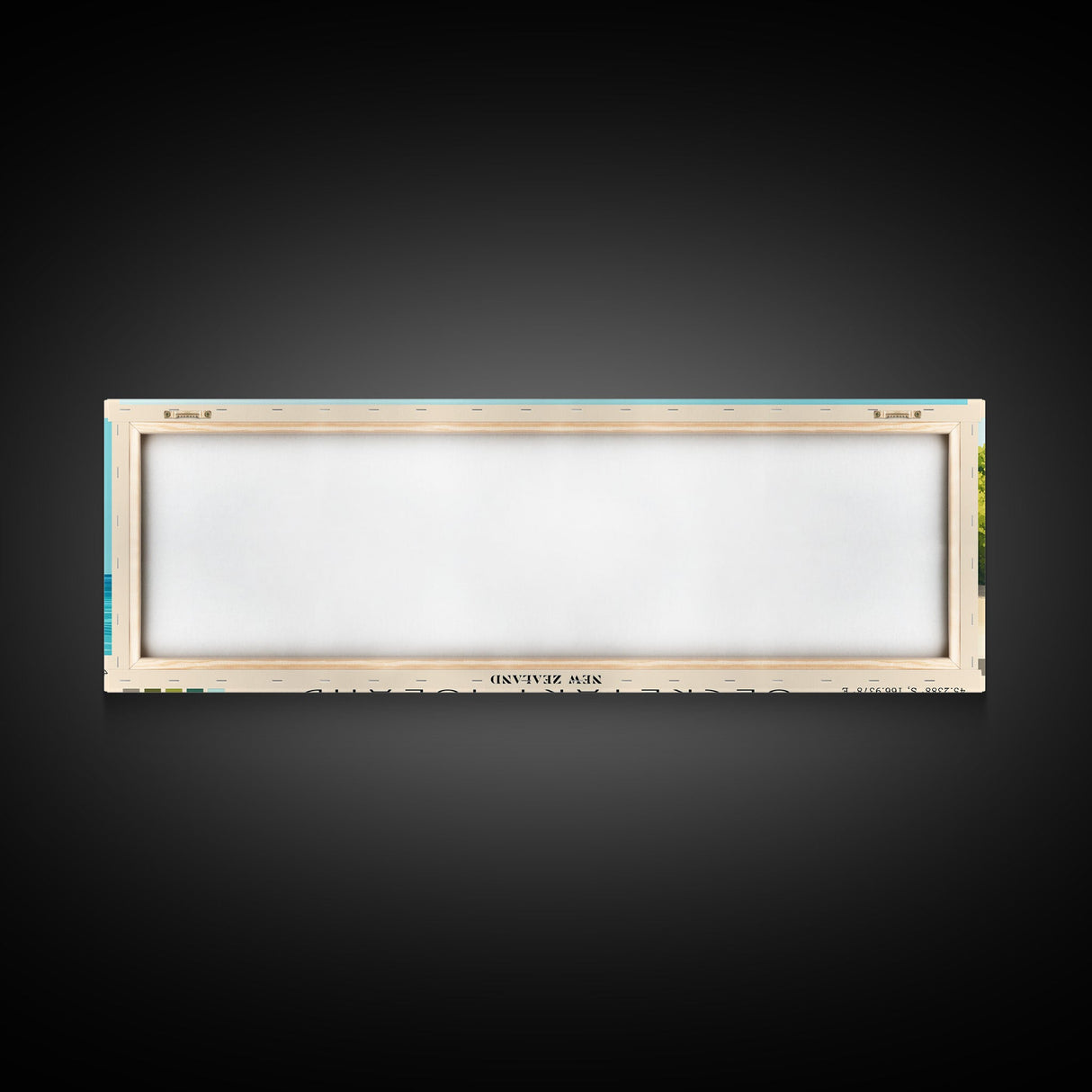 Secretary Island, New Zealand Panoramic Beach Print, Vacation Gift, New Zealand Wall Art, Beach Painting, Beach Decor, Beach Painting