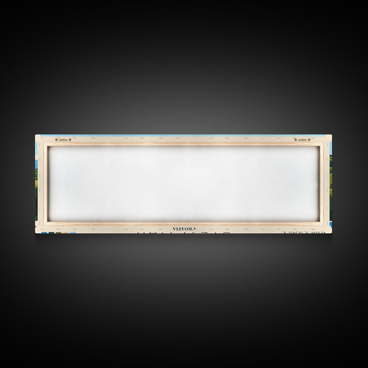 Sveti Ivan , Croatia Panoramic Beach Print, Vacation Gift, Croatia Wall Art, Framed Canvas Print, Framed Beach Painting