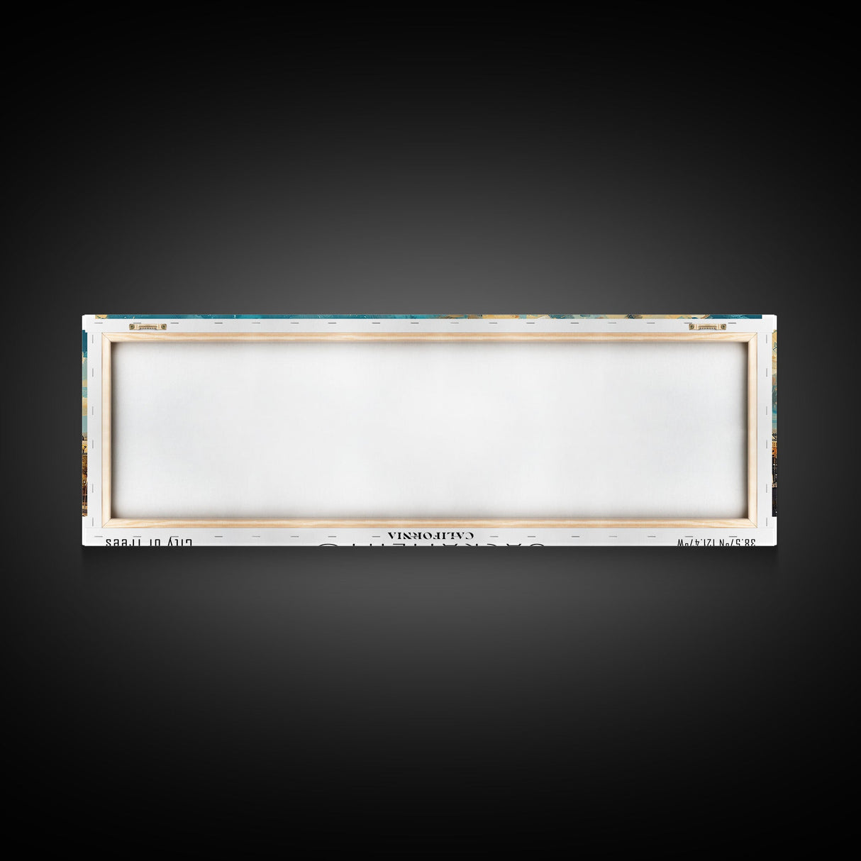 Sacramento California Panoramic Print, Creative Framed Canvas Print, City Travel Poster, Home Decoration, Wall Art, Unique Gift