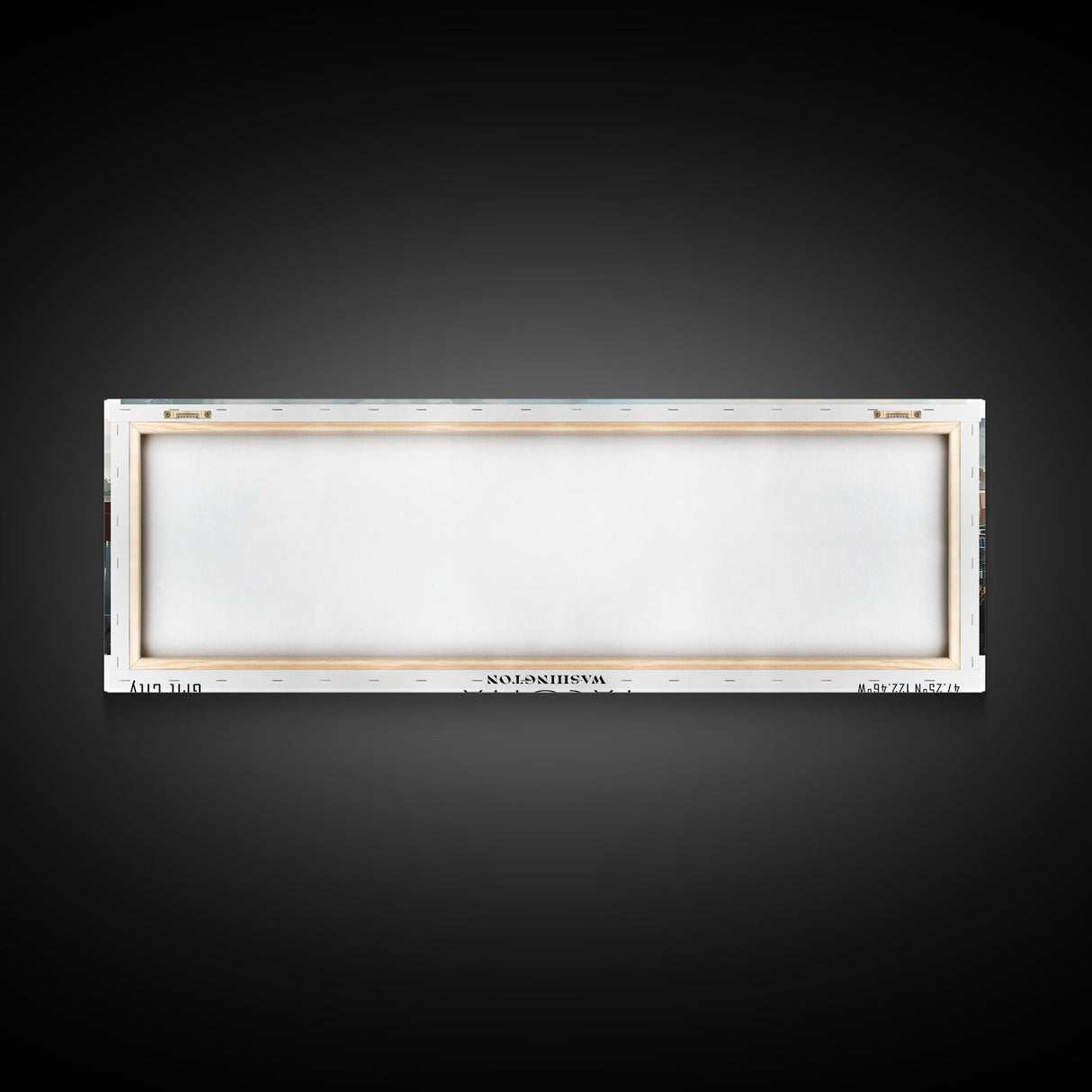 Tacoma Washington Travel Poster, Framed Canvas Print, Wall Art, Home Decor, Travel Gift, Living Room Art, Retro Style Art