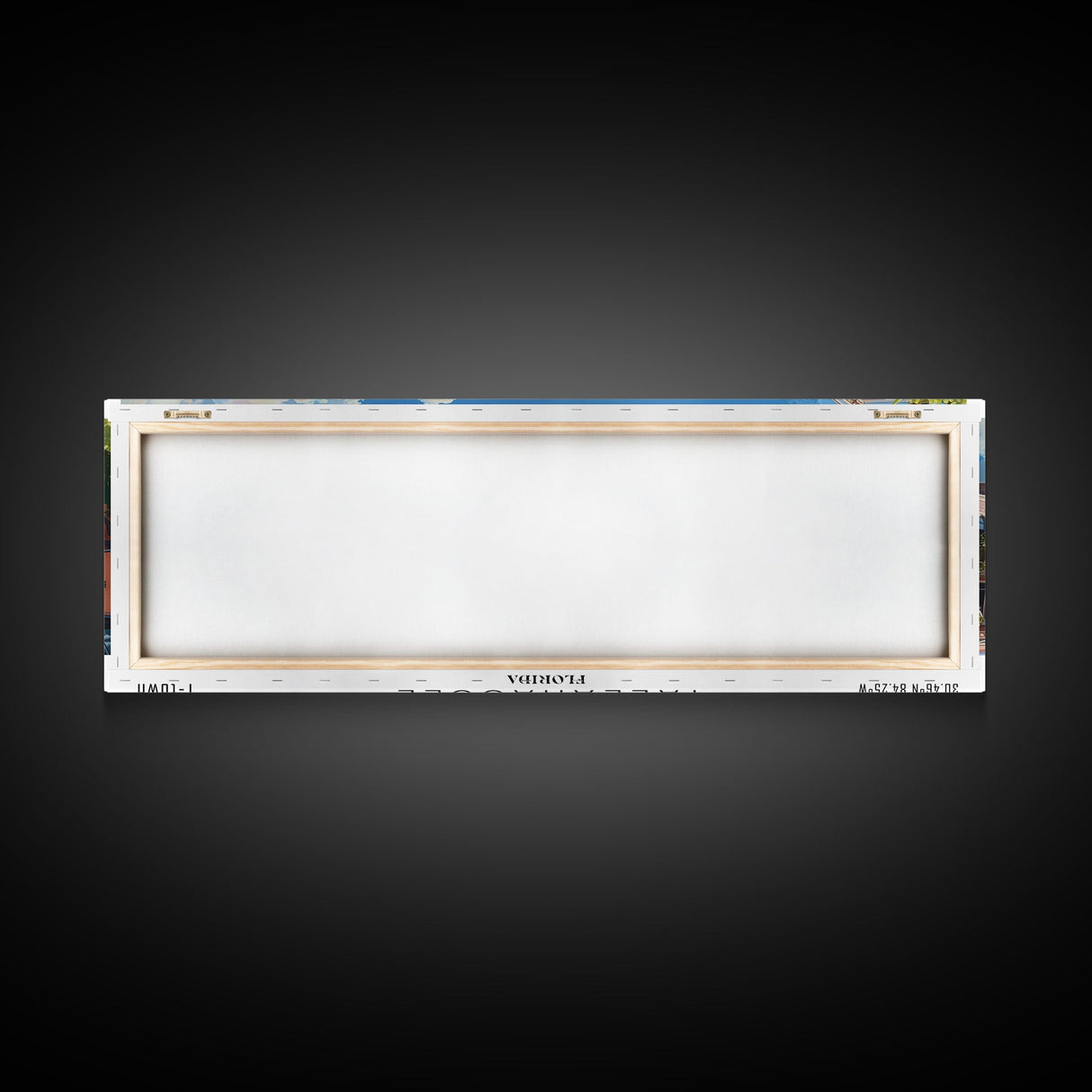 Tallahassee Florida Travel Poster, Framed Canvas Print, Wall Art, Home Decor, Travel Gift, Living Room Art, Retro Style Art