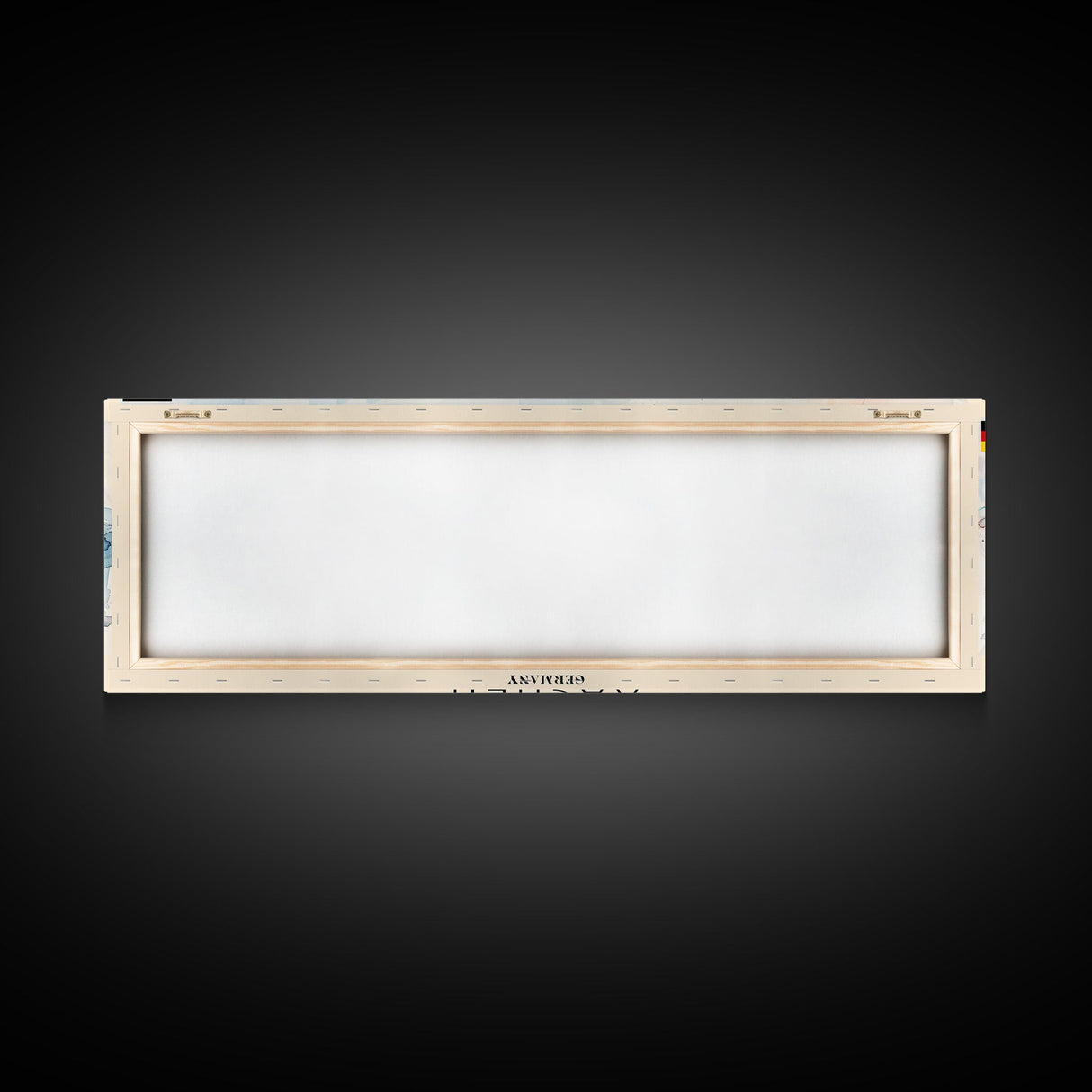 Aachen Germany Panoramic Travel Poster, Framed Canvas Print or Metal Wall Art, Travel Art, Home Decor, Panoramic Painting, Midcentury Art