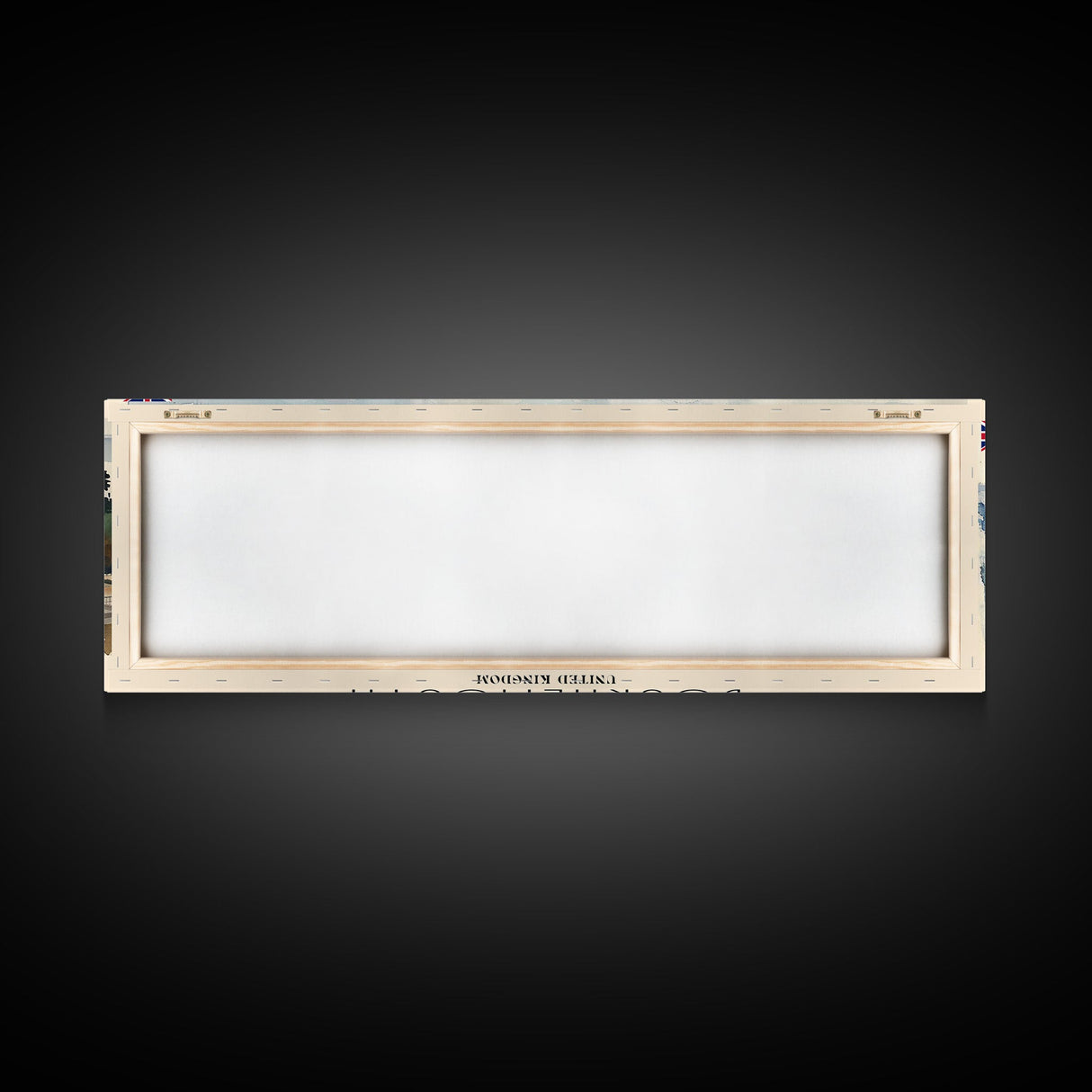 Bournemouth United Kingdom Wall Art, Panoramic Travel Poster, Panoramic Framed Canvas Print, City Wall Art, Wall Hanging Home Decor, Travel Art