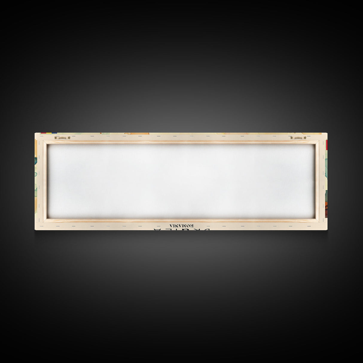 Braila Romania Travel Art, City Art, Framed Canvas Print or Metal Wall Art, Europe Travel Poster, Panoramic Wall Art, Extra Wide Wall Art