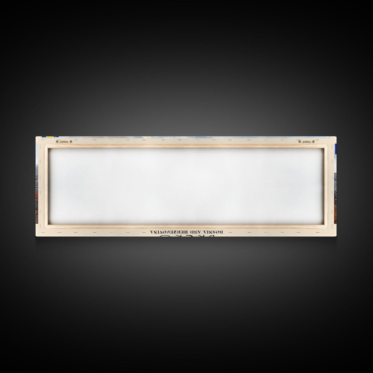 Brčko Bosnia Wall Art, Panoramic Travel Poster, Panoramic Framed Canvas Print, City Wall Art, Wall Hanging Home Decor, Travel Art