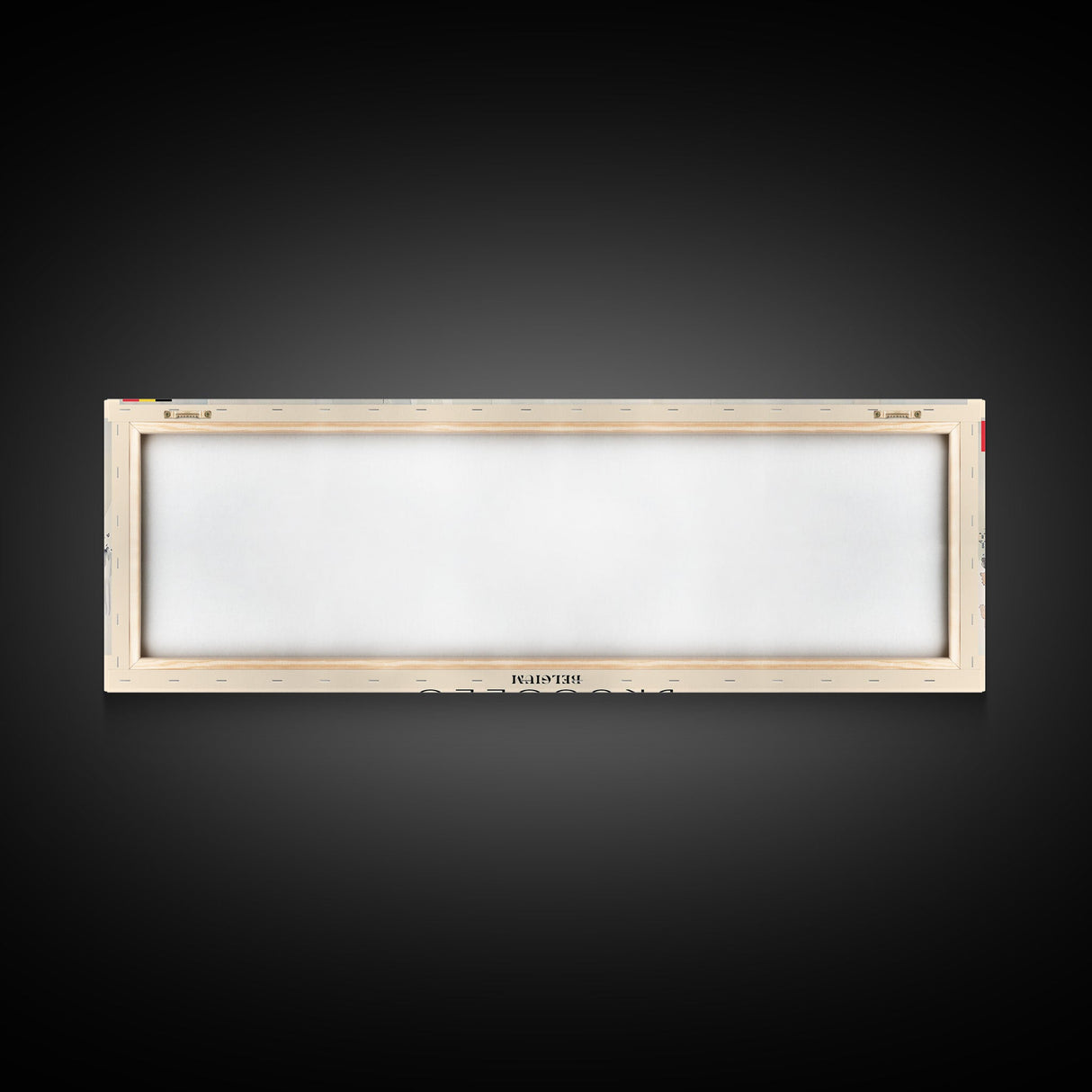 Brussels Belgium Panoramic Travel Poster, Framed Canvas Print or Metal Wall Art, Travel Art, Home Decor, Panoramic Painting, Midcentury Art