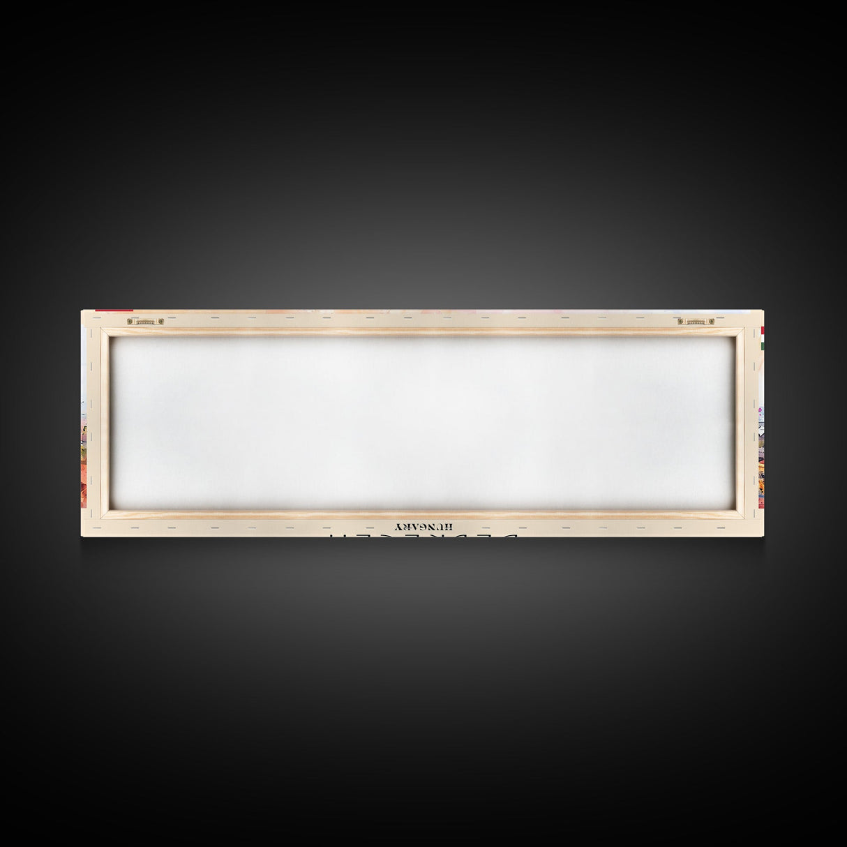 Debrecen Hungary Panoramic Travel Poster, Framed Canvas Print or Metal Wall Art, Travel Art, Home Decor, Panoramic Painting, Midcentury Art