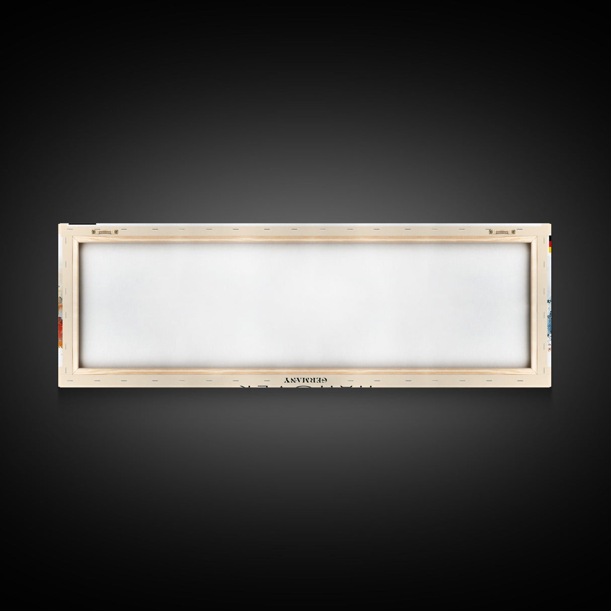 Hanover Germany Panoramic Travel Poster, Framed Canvas Print or Metal Wall Art, Travel Art, Home Decor, Panoramic Painting, Midcentury Art