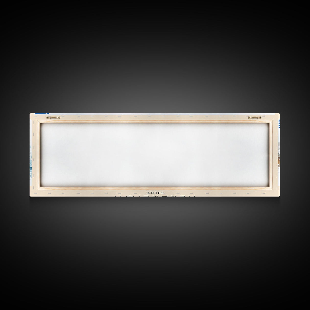 Heraklion Greece Panoramic Travel Poster, Framed Canvas Print or Metal Wall Art, Travel Art, Home Decor, Panoramic Painting, Midcentury Art