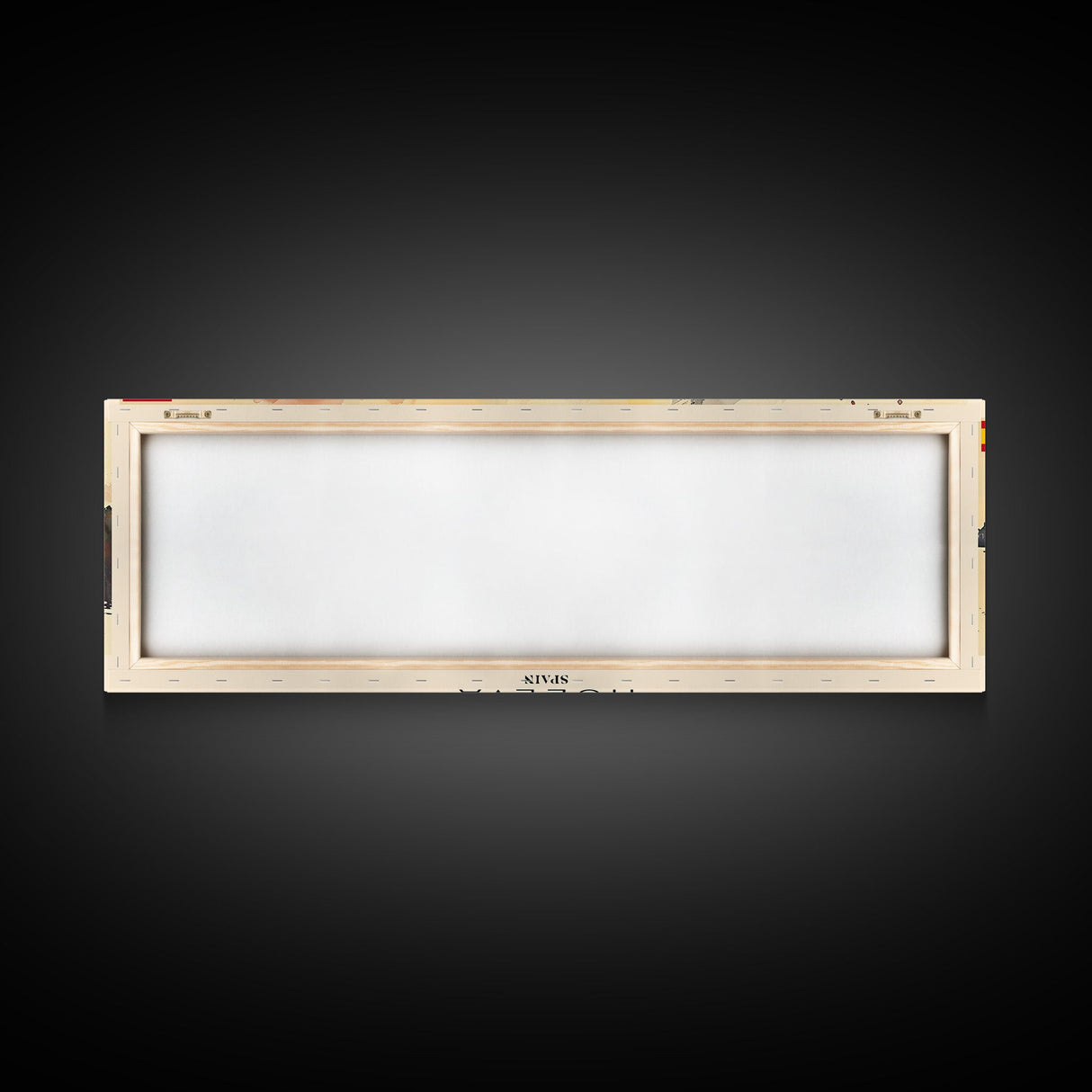 Huelva Spain Panoramic Travel Poster, Framed Canvas Print or Metal Wall Art, Travel Art, Home Decor, Panoramic Painting, Midcentury Art