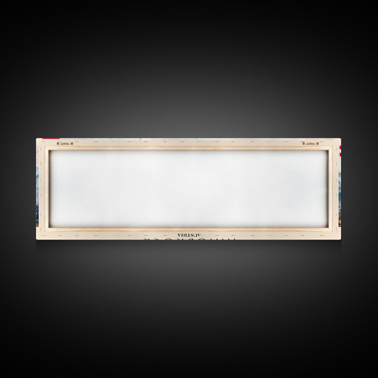 Innsbruck Austria Panoramic Travel Poster, Framed Canvas Print or Metal Wall Art, Travel Art, Home Decor, Panoramic Painting, Midcentury Art