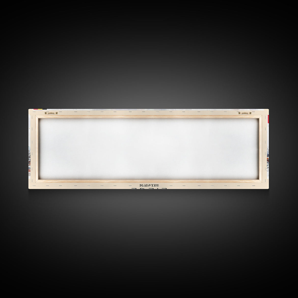 Liege Belgium Panoramic Travel Poster, Framed Canvas Print or Metal Wall Art, Travel Art, Home Decor, Panoramic Painting, Midcentury Art