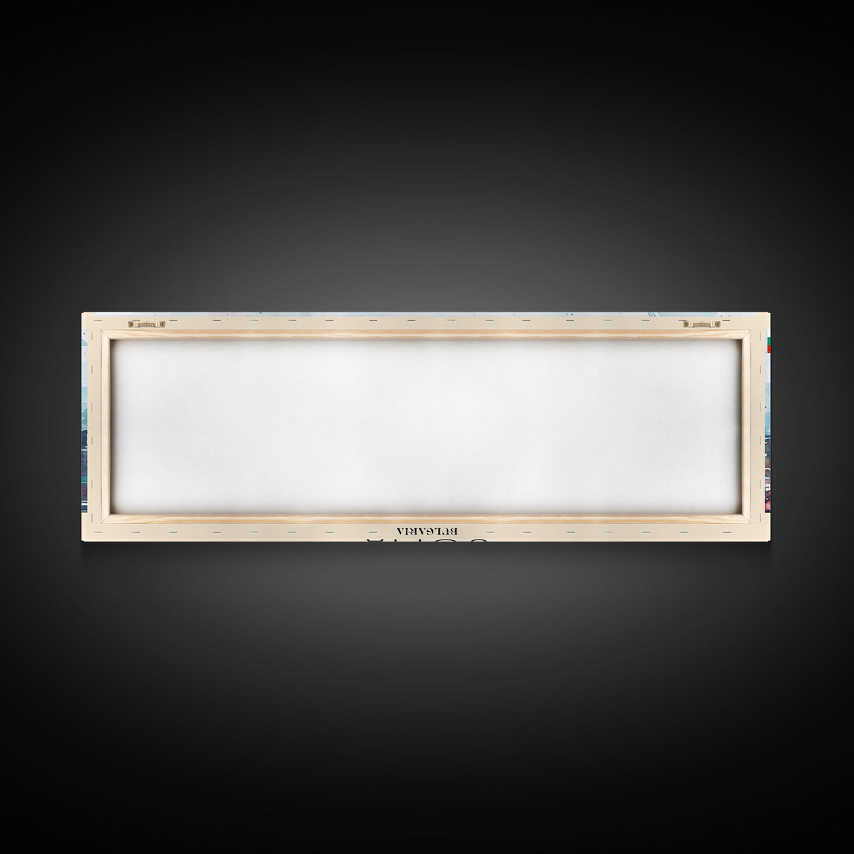 Sofia Bulgaria Wall Art, Panoramic Travel Poster, Panoramic Framed Canvas Print, City Wall Art, Wall Hanging Home Decor, Travel Art