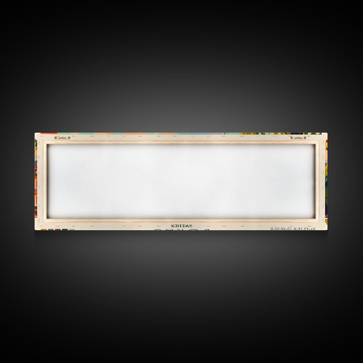 Borås Sweden Travel Art, City Art, Framed Canvas Print or Metal Wall Art, Europe Travel Poster, Panoramic Wall Art, Extra Wide Wall Art