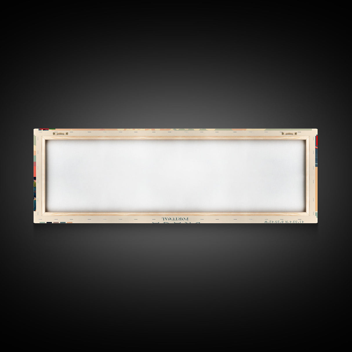 Braga Portugal Travel Art, City Art, Framed Canvas Print or Metal Wall Art, Europe Travel Poster, Panoramic Wall Art, Extra Wide Wall Art