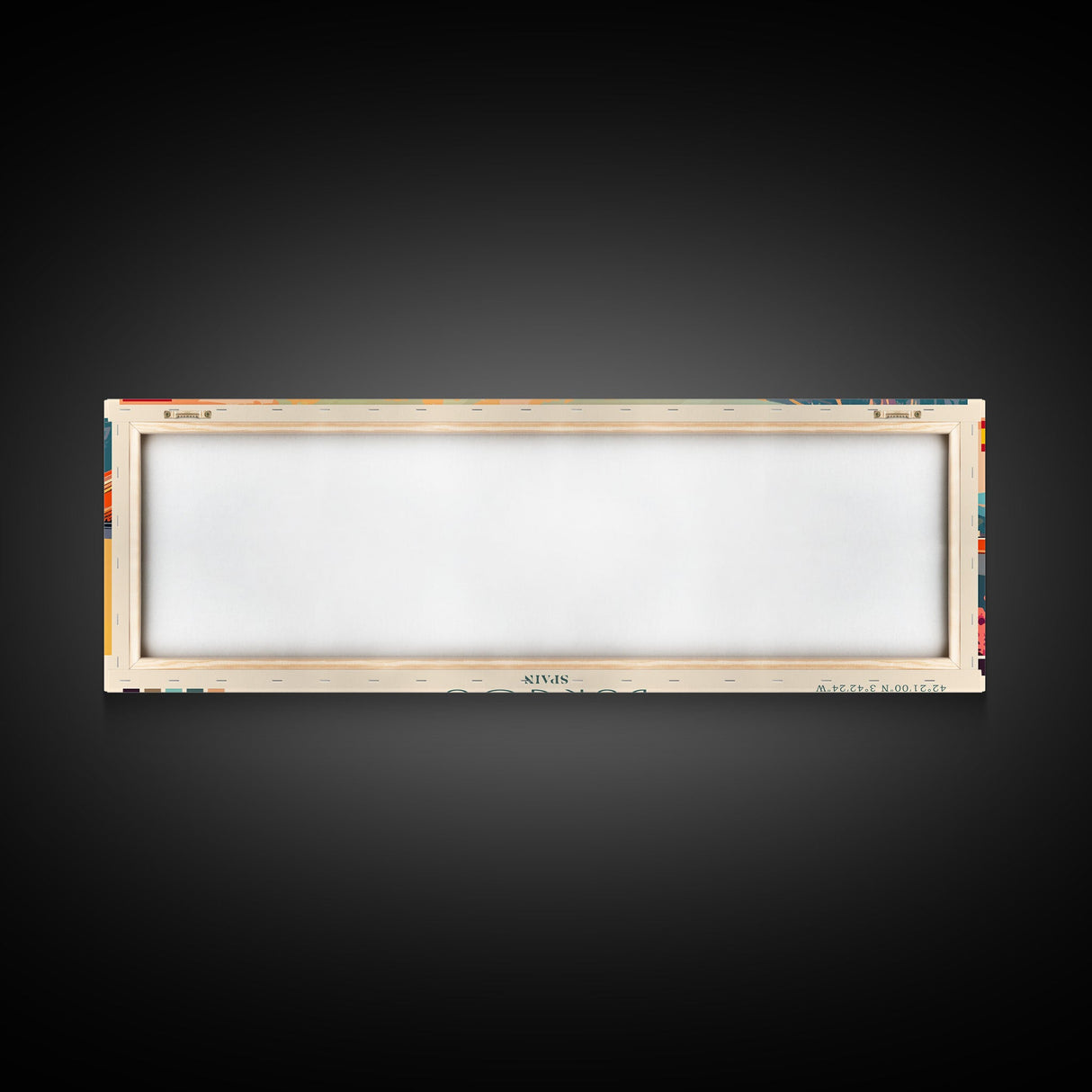 Burgos Spain Wall Art, Panoramic Travel Poster, Panoramic Framed Canvas Print, City Wall Art, Wall Hanging Home Decor, Travel Art