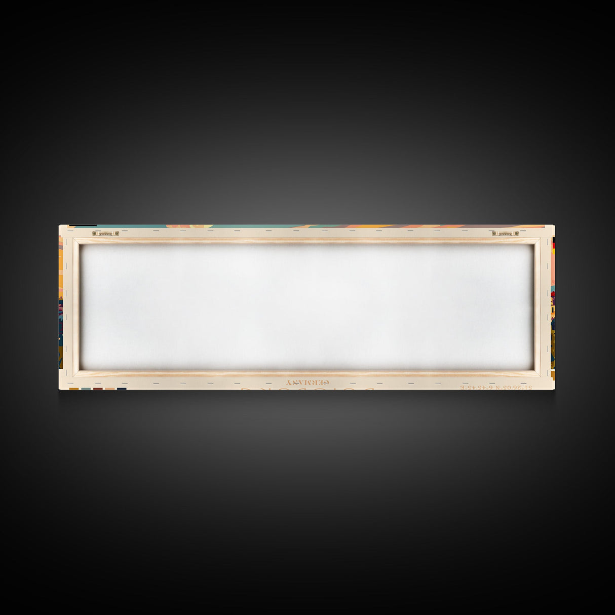 Duisburg Germany Wall Art, Panoramic Travel Poster, Panoramic Framed Canvas Print, City Wall Art, Wall Hanging Home Decor, Travel Art