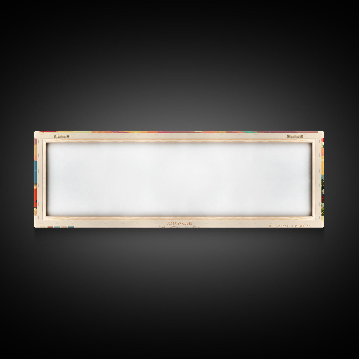 Gyor Hungary Wall Art, Panoramic Travel Poster, Panoramic Framed Canvas Print, City Wall Art, Wall Hanging Home Decor, Travel Art