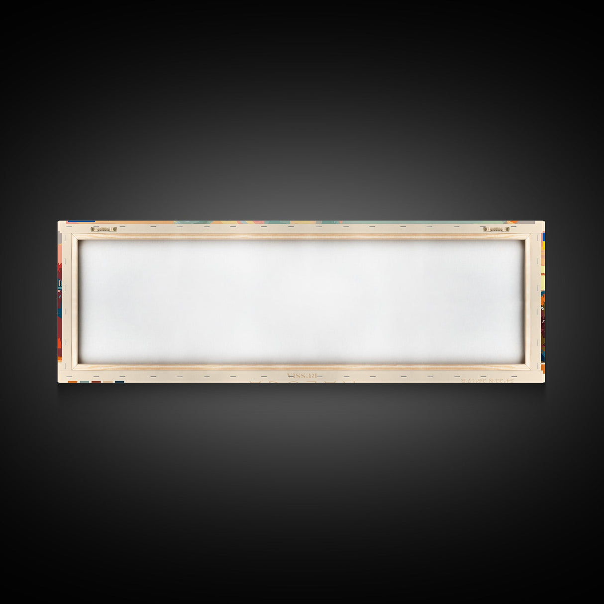 Kaluga Russia Panoramic Travel Poster, Framed Canvas Print or Metal Wall Art, Travel Art, Home Decor, Panoramic Painting, Midcentury Art