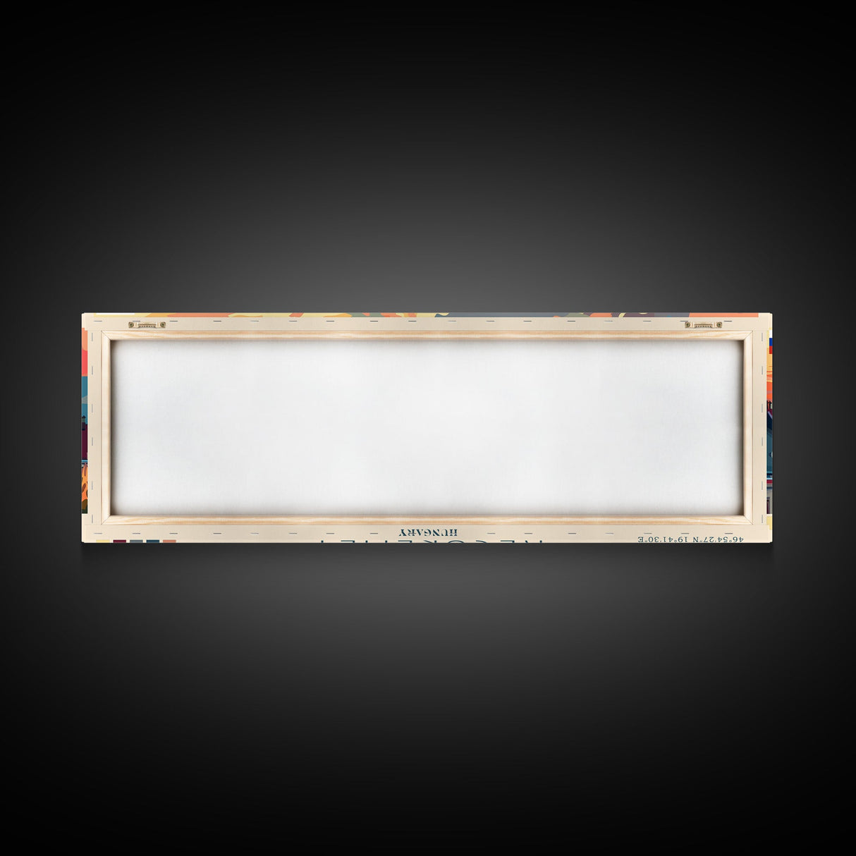 Kecskemet Hungary Wall Art, Panoramic Travel Poster, Panoramic Framed Canvas Print, City Wall Art, Wall Hanging Home Decor, Travel Art