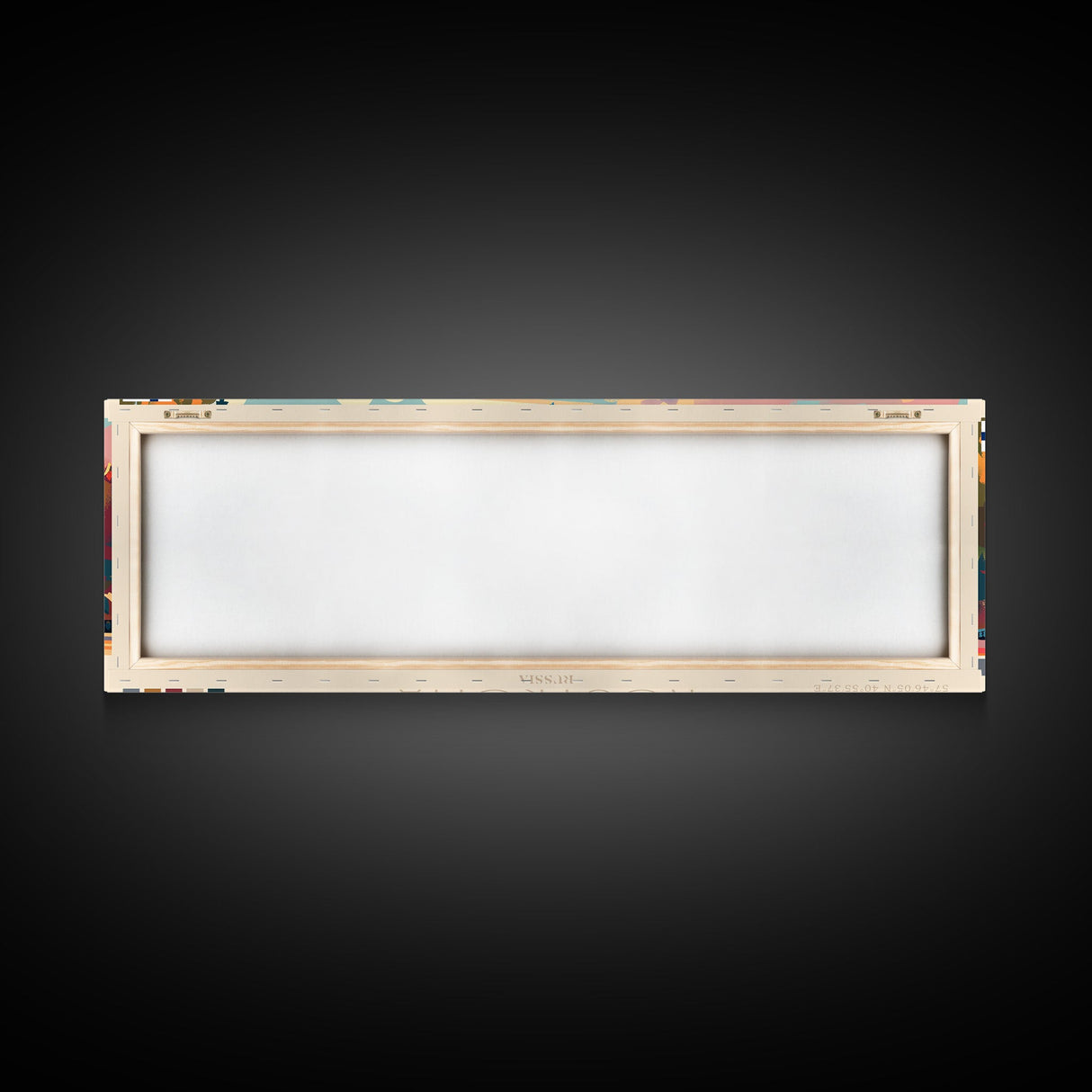 Kostroma Russia Panoramic Travel Poster, Framed Canvas Print or Metal Wall Art, Travel Art, Home Decor, Panoramic Painting, Midcentury Art