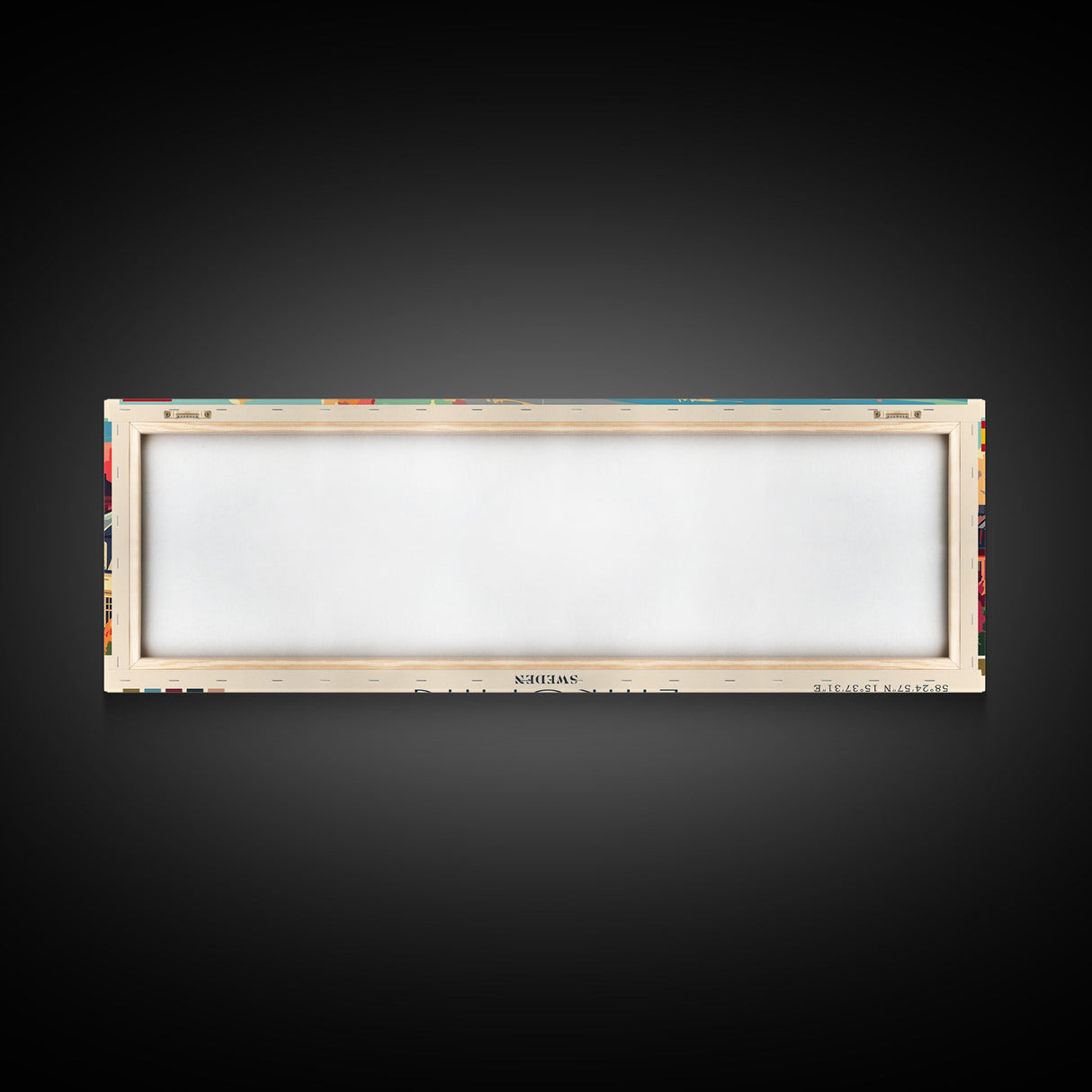 Linkoping Sweden Travel Art, City Art, Framed Canvas Print or Metal Wall Art, Europe Travel Poster, Panoramic Wall Art, Extra Wide Wall Art