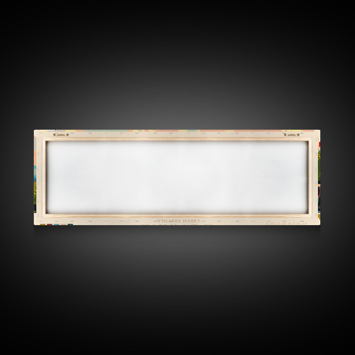 Ostrava Czech Republic Wall Art, Panoramic Travel Poster, Panoramic Framed Canvas Print, City Wall Art, Wall Hanging Home Decor, Travel Art